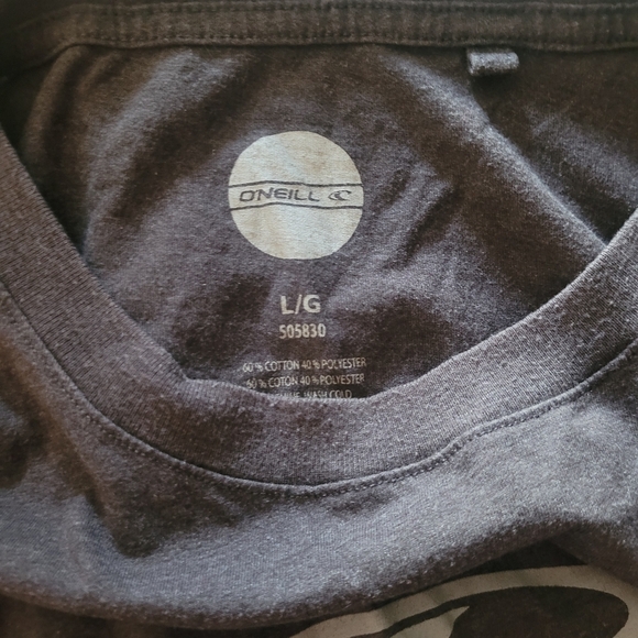 O'Neill Mens Grey Logo Front T Shirt L - Picture 5 of 5